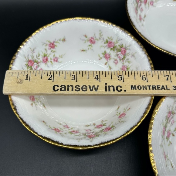 Paragon Victoriana Rose Cereal Soup Bowls(Set of 4) Bone China England - Picture 4 of 5